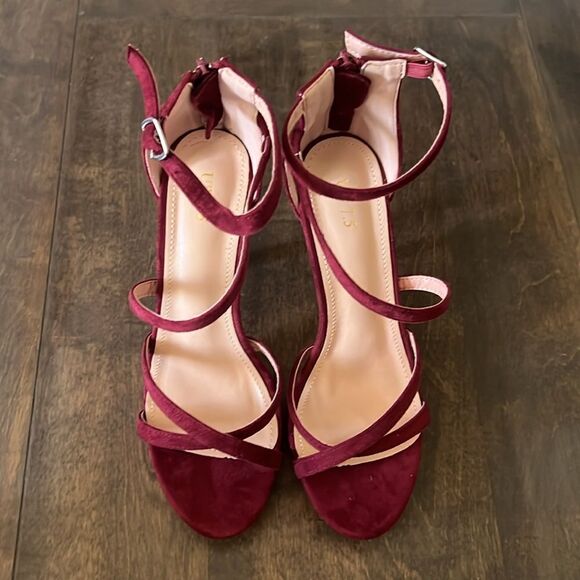 Alegra K Round Toe Strappy Platform Stiletto Heel Sandals - Picture 9 of 14